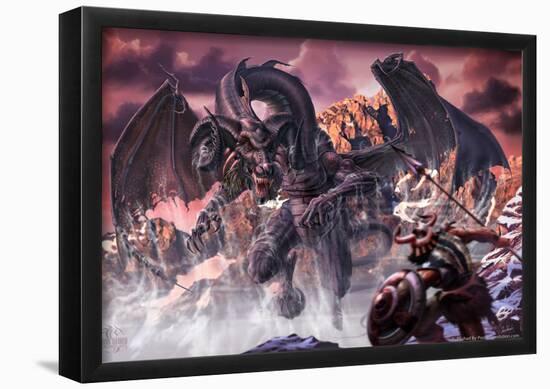 Black Dragon-Tom Wood-Framed Poster