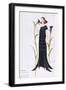 Black Dress by Madeleine Vionnet Inspired by Recent Archaeological Discoveries in Egypt-Thayaht-Framed Art Print