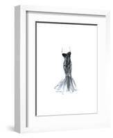 Black Dress with Flair-Tina Amico-Framed Art Print