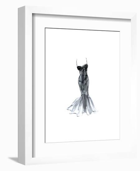 Black Dress with Flair-Tina Amico-Framed Art Print