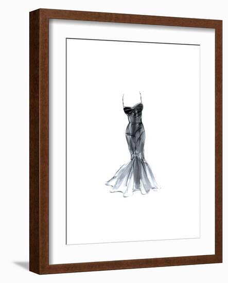 Black Dress with Flair-Tina Amico-Framed Art Print