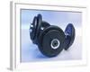 Black Dumbbells-null-Framed Photographic Print