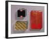 Black Enamel, Coral and Diamond Compact by Cartier-null-Framed Giclee Print