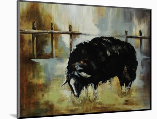 Black Ewe-Rikki Drotar-Mounted Giclee Print