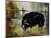 Black Ewe-Rikki Drotar-Mounted Giclee Print