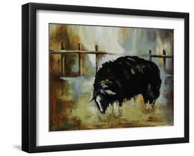 Black Ewe-Rikki Drotar-Framed Giclee Print