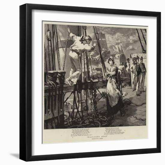 Black-Eye'd Susan-William Christian Symons-Framed Giclee Print