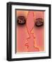 Black Eye-Pink Face-Diana Ong-Framed Giclee Print