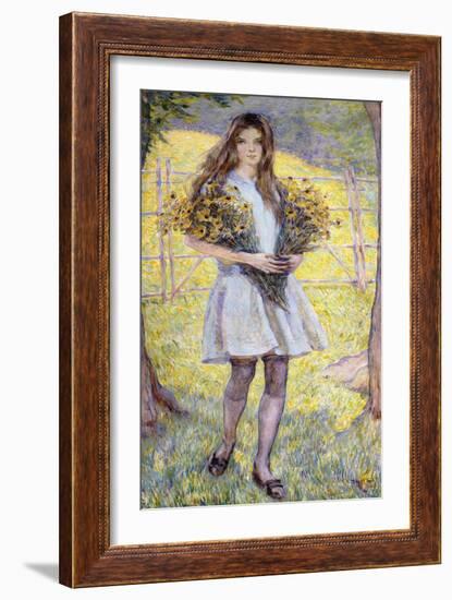 Black-Eyed Susans, 1921-Robert Payton Reid-Framed Giclee Print