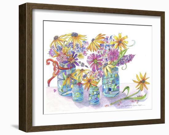 Black Eyed Susans For Jean-Lisa Katharina-Framed Giclee Print