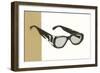 Black Eyeglasses-null-Framed Giclee Print