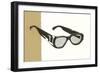 Black Eyeglasses-null-Framed Giclee Print