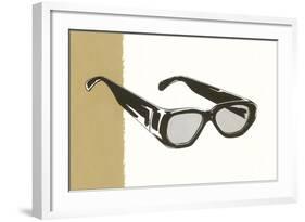 Black Eyeglasses-null-Framed Giclee Print