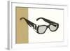 Black Eyeglasses-null-Framed Giclee Print