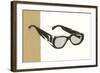 Black Eyeglasses-null-Framed Giclee Print