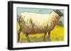 Black-Faced Sheep-null-Framed Art Print