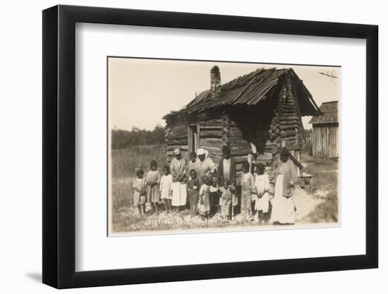 Black Family and Home, USA-null-Framed Photographic Print