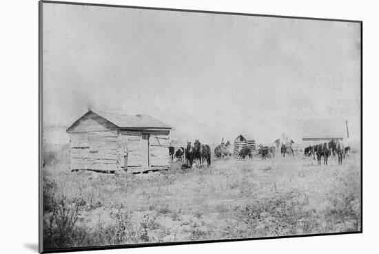 Black Farmers In Oklahoma-George F. Gibbs-Mounted Premium Giclee Print