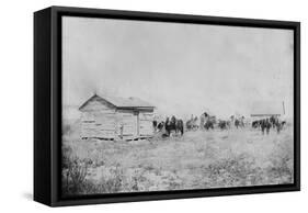 Black Farmers In Oklahoma-George F. Gibbs-Framed Stretched Canvas