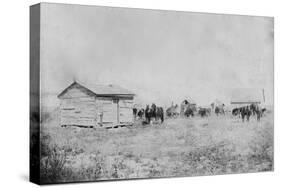 Black Farmers In Oklahoma-George F. Gibbs-Stretched Canvas