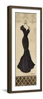 Black Fashion Dress III-Todd Williams-Framed Photographic Print