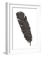 Black Feather V-Chris Paschke-Framed Art Print