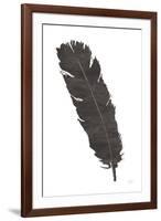 Black Feather V-Chris Paschke-Framed Art Print