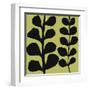 Black Fern on Green-Denise Duplock-Framed Art Print