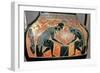 Black-Figure Amphora Depicting Ajax and Achilles, C.540 Bc-Exekias-Framed Premium Giclee Print