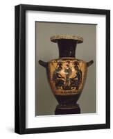 Black Figure Hydria: Achilles and Ajax Playing Dice-null-Framed Giclee Print