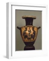 Black Figure Hydria: Achilles and Ajax Playing Dice-null-Framed Giclee Print