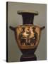 Black Figure Hydria: Achilles and Ajax Playing Dice-null-Stretched Canvas