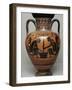 Black-Figure Pottery, Attic Amphora Depicting Achilles and Ajax Playing Dice-null-Framed Giclee Print