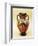 Black-Figure Pottery, Attic Amphora with Heracles and Lion-null-Framed Giclee Print