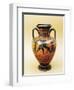Black-Figure Pottery, Attic Amphora with Heracles and Lion-null-Framed Giclee Print