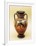 Black-Figure Pottery, Attic Amphora with Heracles and Lion-null-Framed Giclee Print