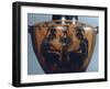 Black-Figure Pottery, Hydria Depicting Achilles and Ajax Playing Dice before Athena-null-Framed Giclee Print