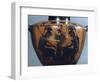 Black-Figure Pottery, Hydria Depicting Achilles and Ajax Playing Dice before Athena-null-Framed Premium Giclee Print