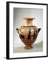 Black-Figure Pottery, Hydria Depicting Young Mercury's Theft of Apollo's Cattle-null-Framed Giclee Print