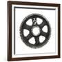 Black Fine Tooth Gear-Retroplanet-Framed Giclee Print