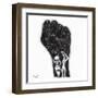 Black Fist-Taylor Greene-Framed Art Print