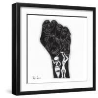 Black Fist-Taylor Greene-Framed Art Print