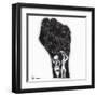 Black Fist-Taylor Greene-Framed Art Print