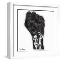 Black Fist-Taylor Greene-Framed Art Print