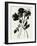 Black Flora-Maya Woods-Framed Art Print