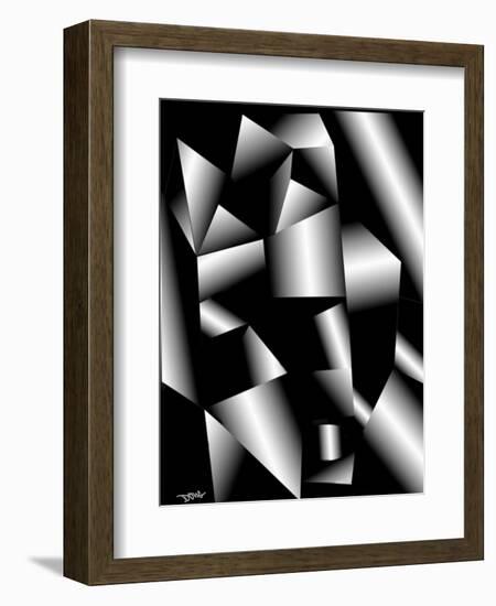 Black Foil and Me-Diana Ong-Framed Giclee Print