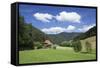 Black Forest House, Gutachtal Valley, Black Forest, Baden Wurttemberg, Germany, Europe-Markus Lange-Framed Stretched Canvas