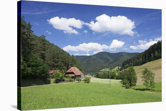 Black Forest House, Gutachtal Valley, Black Forest, Baden Wurttemberg, Germany, Europe-Markus Lange-Stretched Canvas