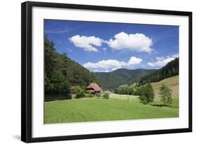 Black Forest House, Gutachtal Valley, Black Forest, Baden Wurttemberg, Germany, Europe-Markus Lange-Framed Photographic Print