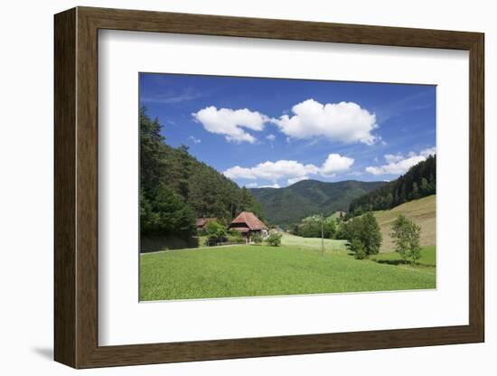 Black Forest House, Gutachtal Valley, Black Forest, Baden Wurttemberg, Germany, Europe-Markus Lange-Framed Photographic Print